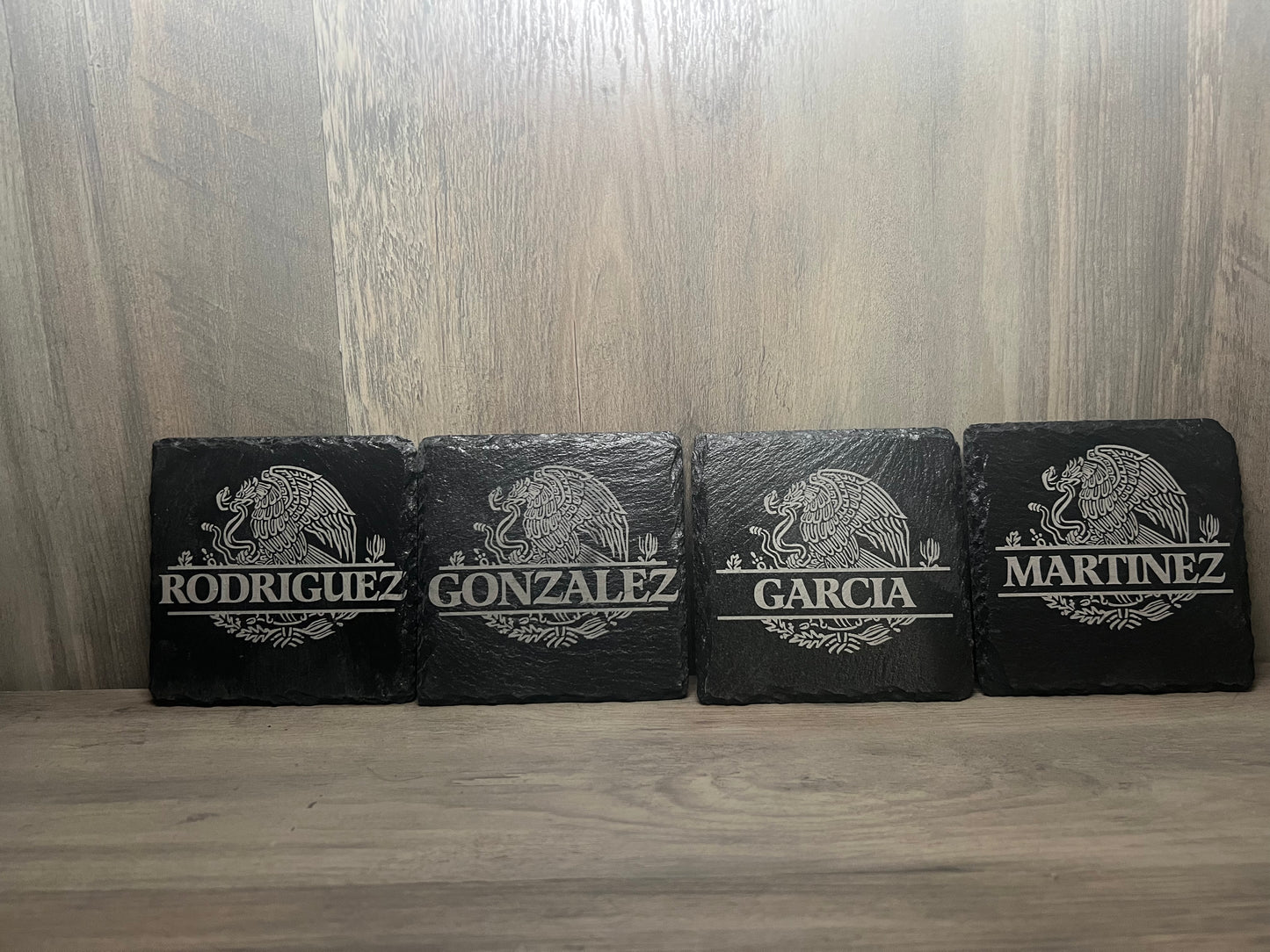 Last name coasters/posavasos de appellido